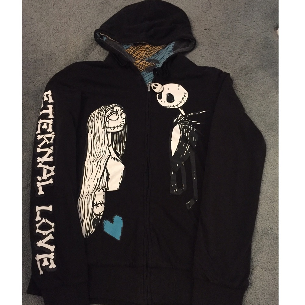 Jack Skellington and Sally reversible jacket